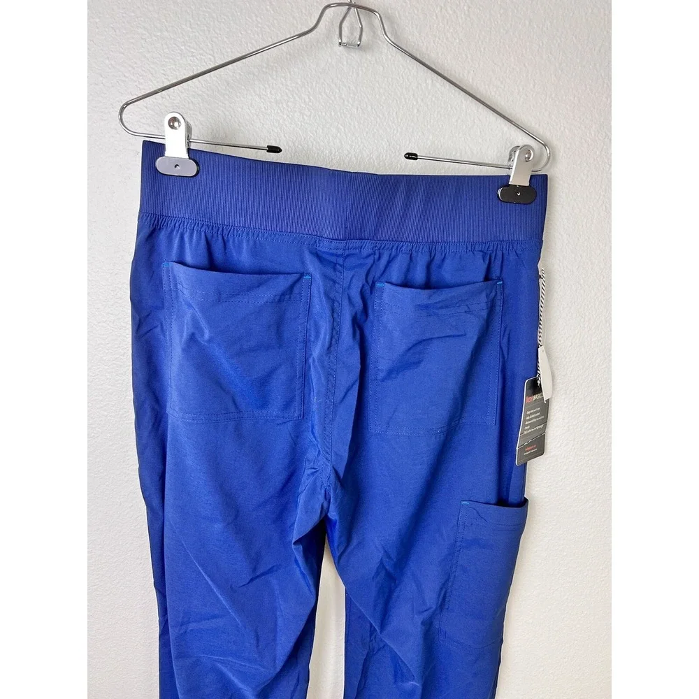 Koi Basics Women's Laurie Yoga-Style Scrub Pants Navy Blue‎ Sz Small Regular NWT
